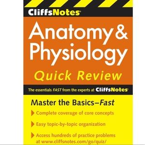 Cliff Notes Anatomy & Physiology Book